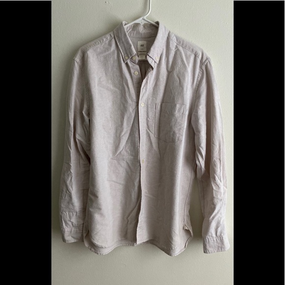 🌵SOLD🌵Cream Button Down Shirt - Picture 1 of 3